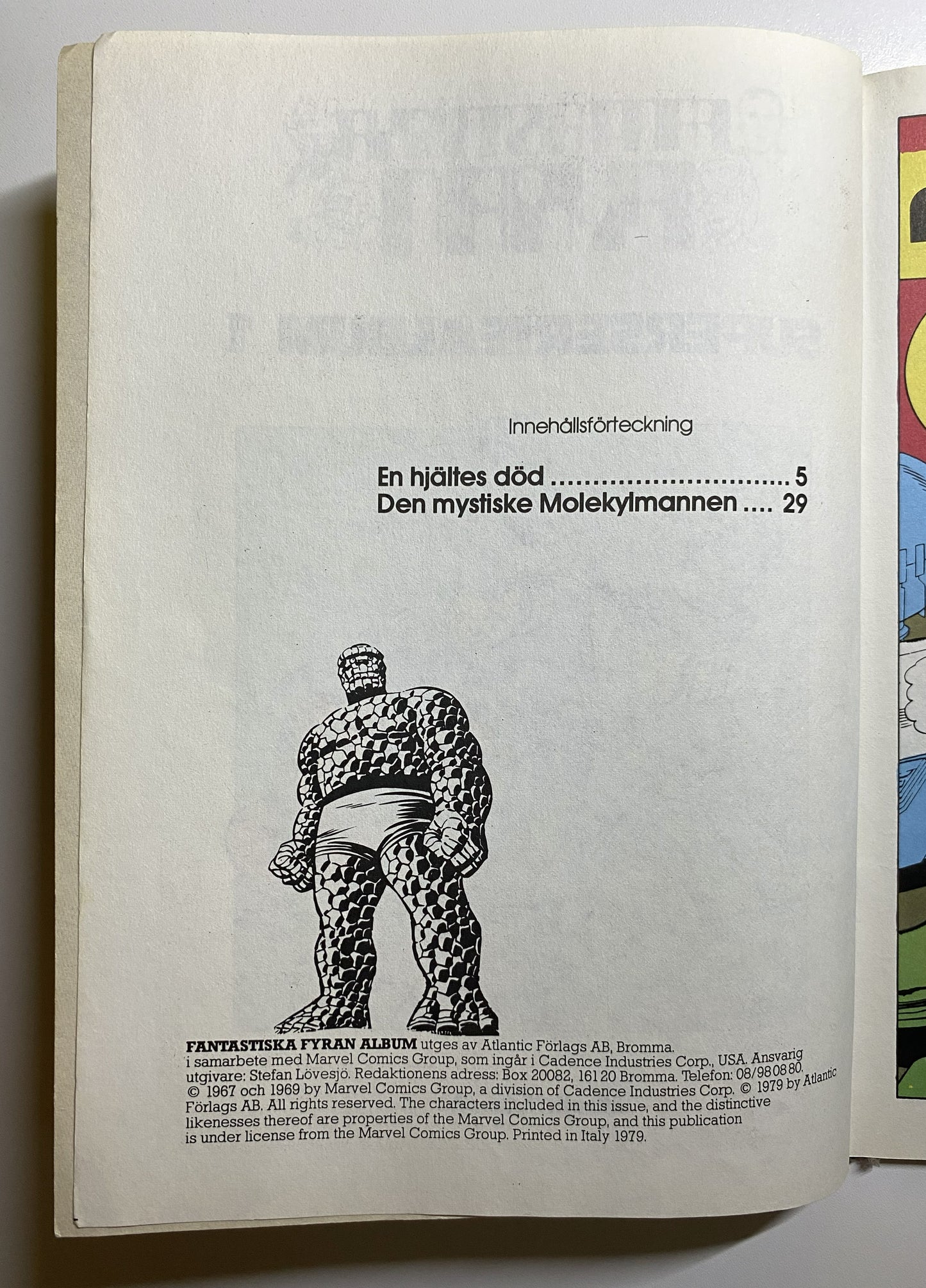 Fantastiska Fyran – Superseriealbum 1 (The Fantastic Four – Super Comic Album #1)