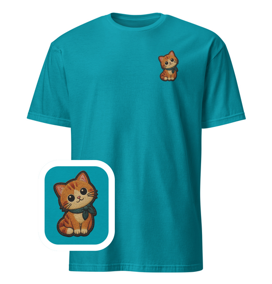 Cutie cat eyes - Embroidered T-Shirt
