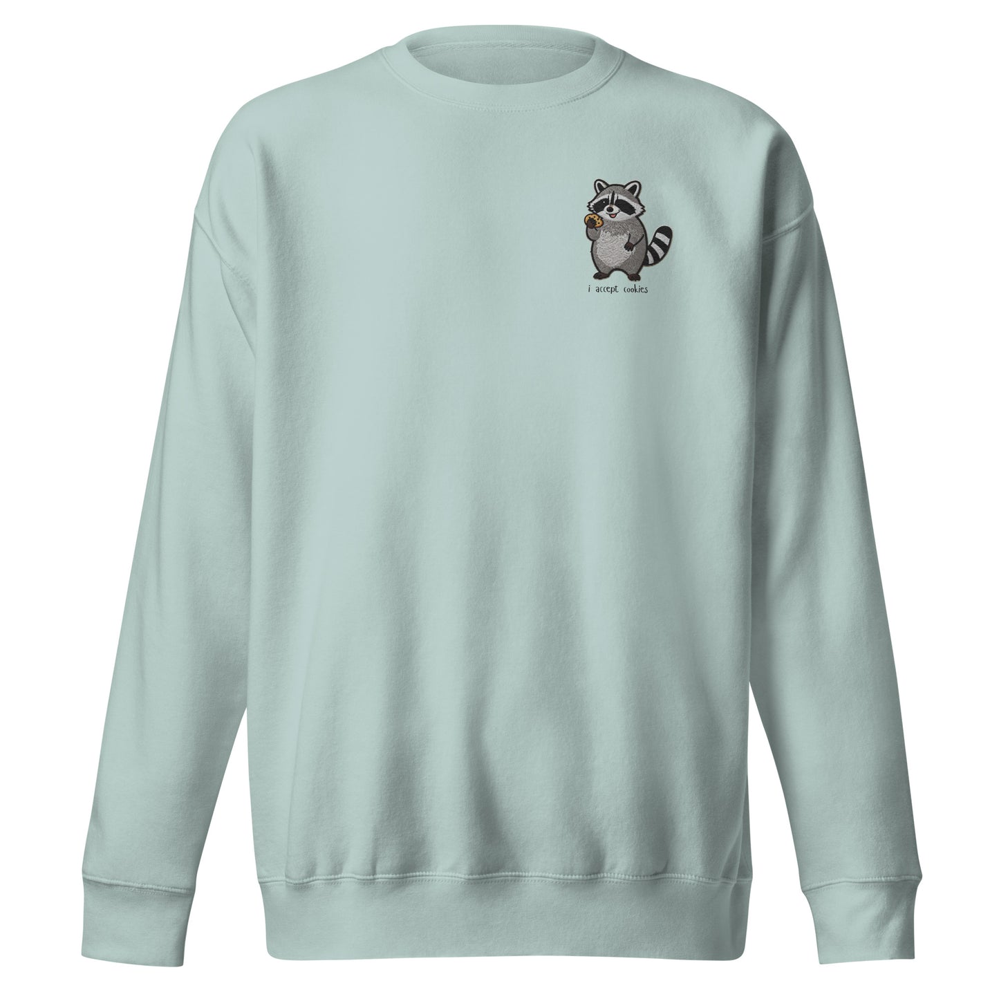 I Accept Cookies - embroidered sweatshirt