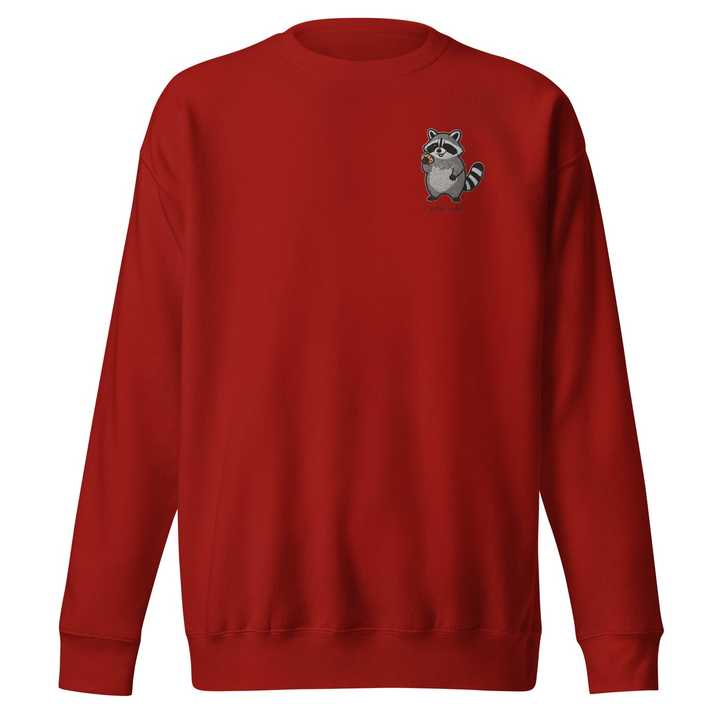 I Accept Cookies - embroidered sweatshirt
