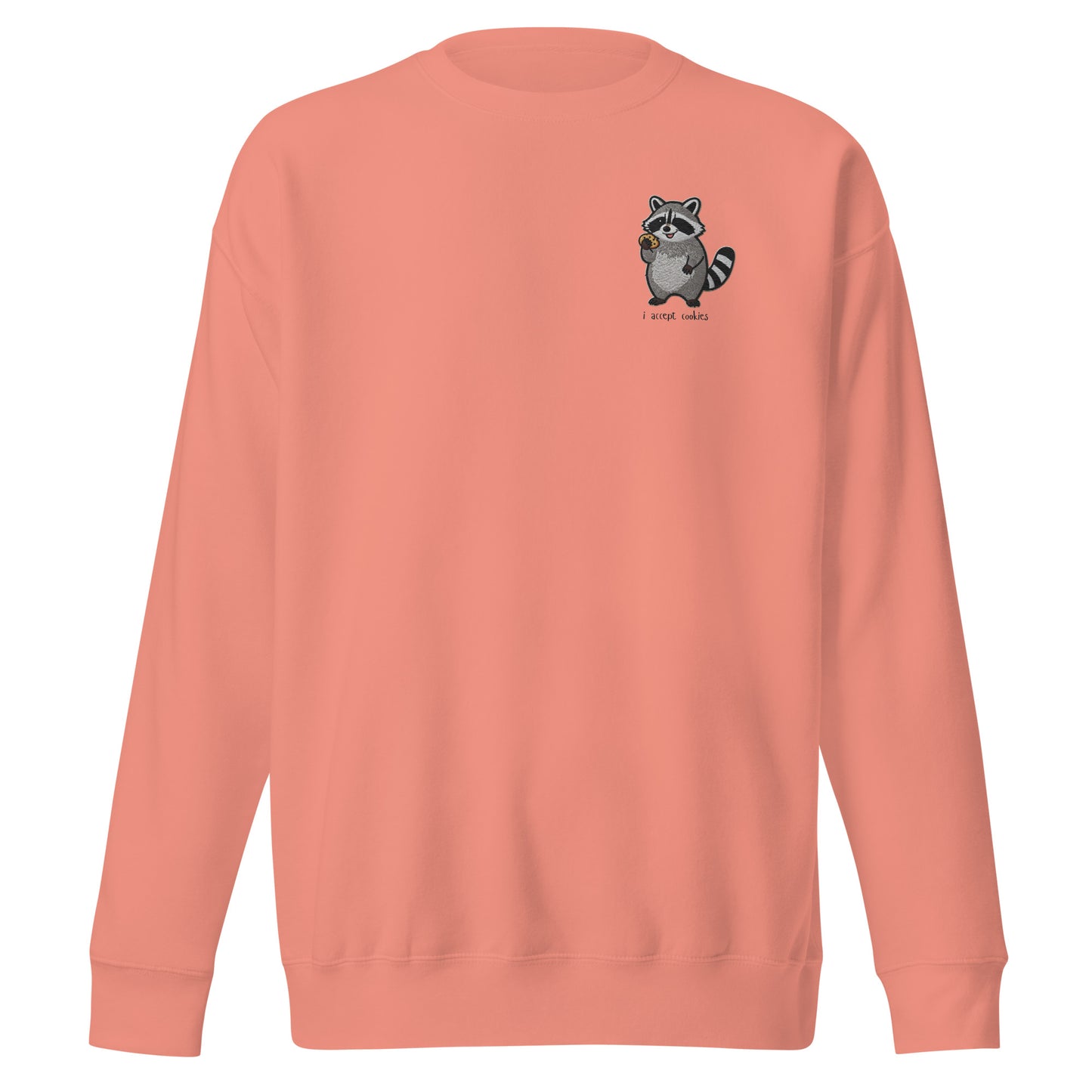 I Accept Cookies - embroidered sweatshirt