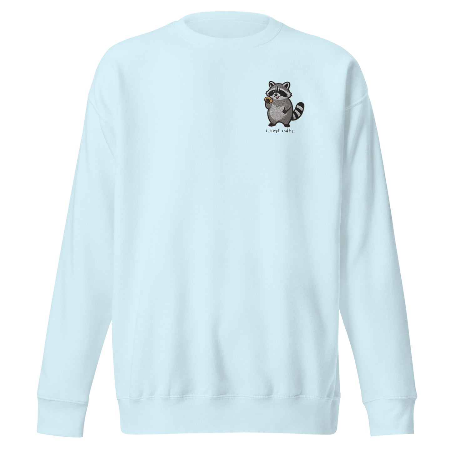 I Accept Cookies - embroidered sweatshirt