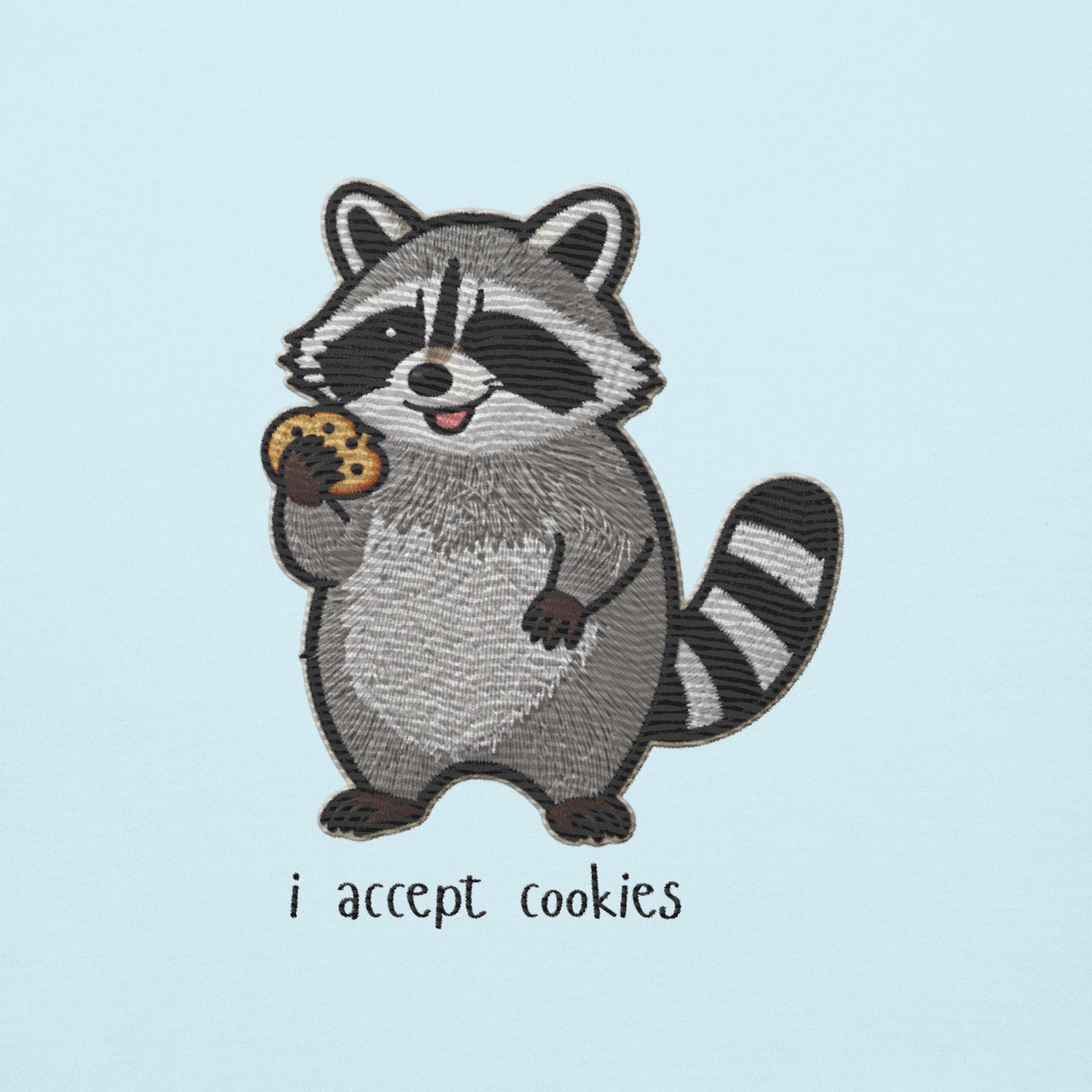 I Accept Cookies - embroidered sweatshirt